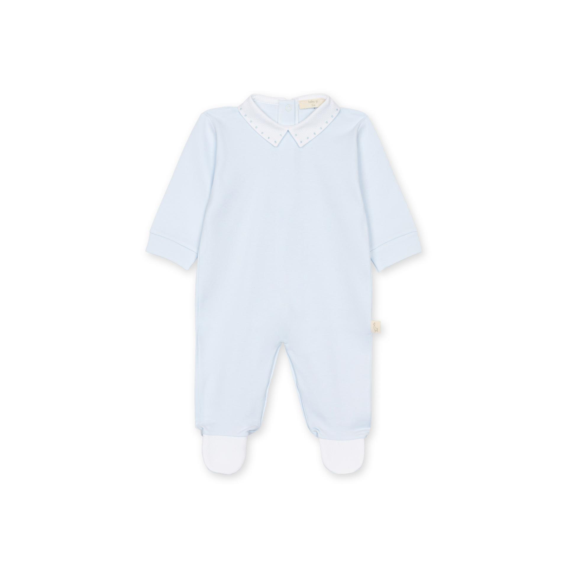 Babygi Sparkedress med krage – Blå